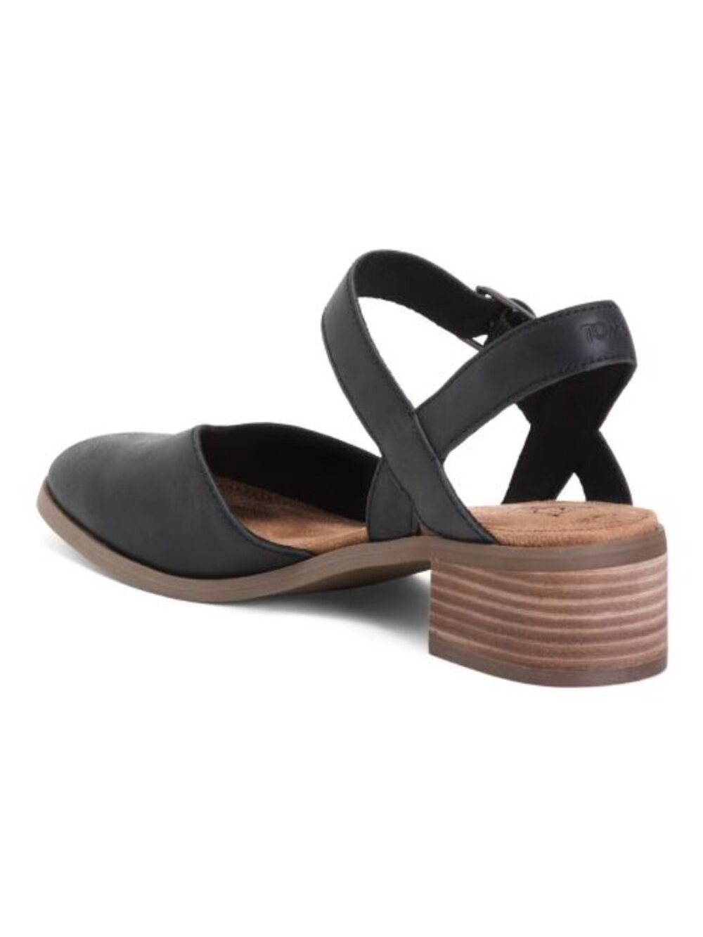 TOMS Leather Jaclyn Dress Casual Sandals - Picture 2 of 4